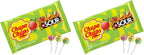 Chupa Chups SOUR Lollipops, VarietyPack, Lemon, Strawbery & Apple Flavored, Individually Wrapped Bulk Sour Candy Suckers for Adults & Kids, Bag of 25 (Pack of 2)