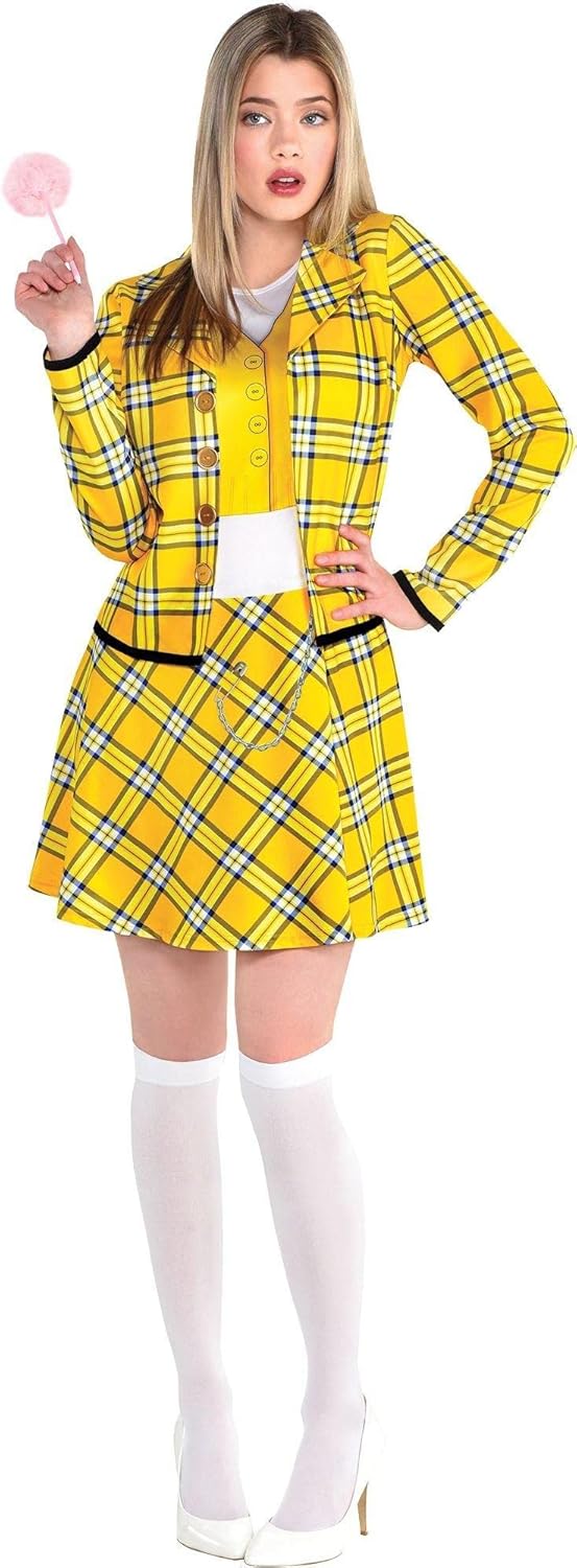 Clueless Cher Costume Kit - Women Standard Size, Yellow - 1 Set