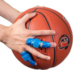 Kuangmi Finger Sleeve Support Protector Finger Splint Brace Use for Pain Relief and Preventing Sports Injuries（S/M, Blue