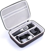 LinMei Hard Travel Case Compatible with Philips Norelco Multigroom Series 3000 5000 7000 MG3750 MG5750/49 MG7750/49 Men's Electric Shaver and Attachments Razor Storage Bag Organizer
