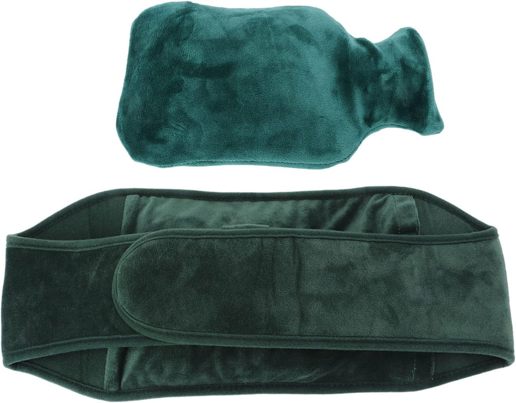 1000ml Hot Water Bottle, Hot Cold Therapies Hot Water Bottles Hot Water Bag with Waist Cover for Neck, Back, Shoulder Waist Warm