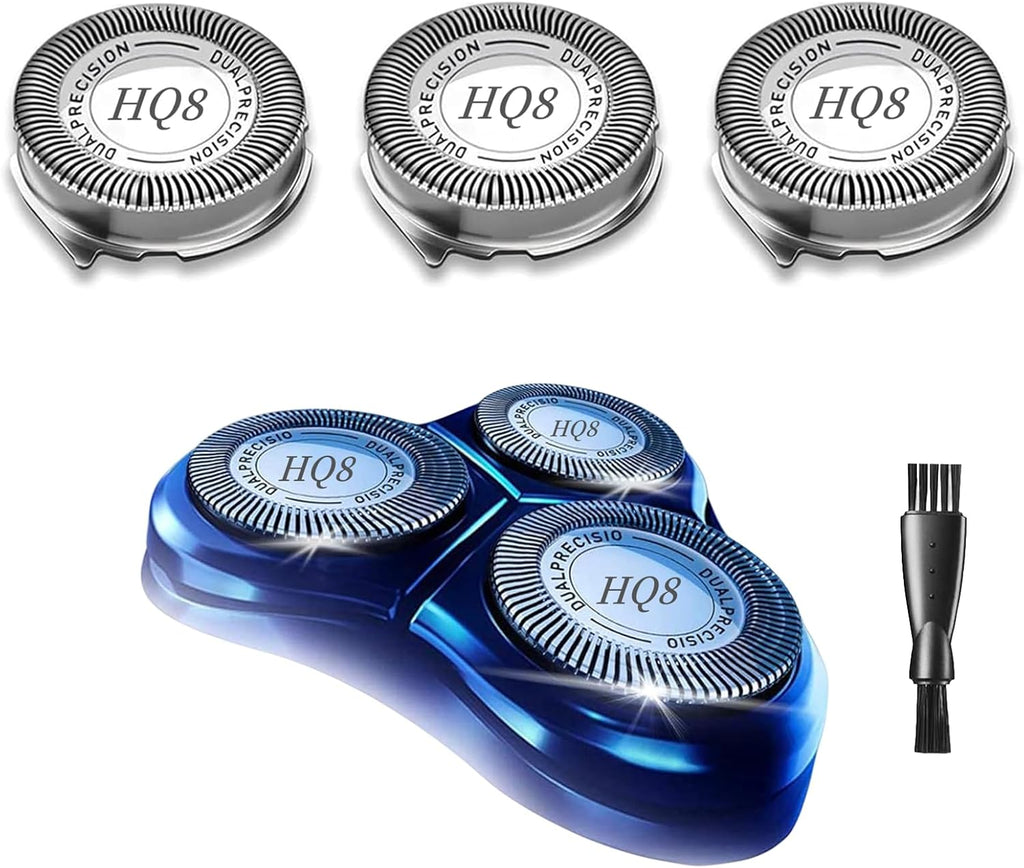 HQ8 Replacement Heads Compatible with Philips Norelco for Aquatec Shavers PT720 PT730 AT810 AT815 AT830 AT880,HQ8 Blades,3pcs.