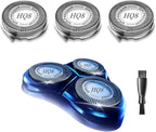 HQ8 Replacement Heads Compatible with Philips Norelco for Aquatec Shavers PT720 PT730 AT810 AT815 AT830 AT880,HQ8 Blades,3pcs.