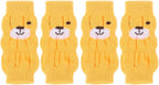 VICASKY Dog Sock Socks for Dogs Licking Tail Protector Knee Brace Leg 4Pcs Slip Leggings for Winter Durable Pet with Cartoon Comfortable Protection Indoor and Outdoor Use