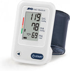 A&D Medical Wrist Blood Pressure Monitor for Home Use - UB-525, BP Adjustable Cuff (5.3-8.5"/13.5-21.5 cm) One Button Operation, 60 Reading Memory, 2 AAA Batteries