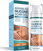 Advanced Scar Gel, Silicone Scar Gel, Treats Old and New Scars, Reduces the Appearance of Scars from, Body, Face, Stretch Marks, Surgical Scar, Keloids, Acne, Burns and More, 50g (1.7 Oz)