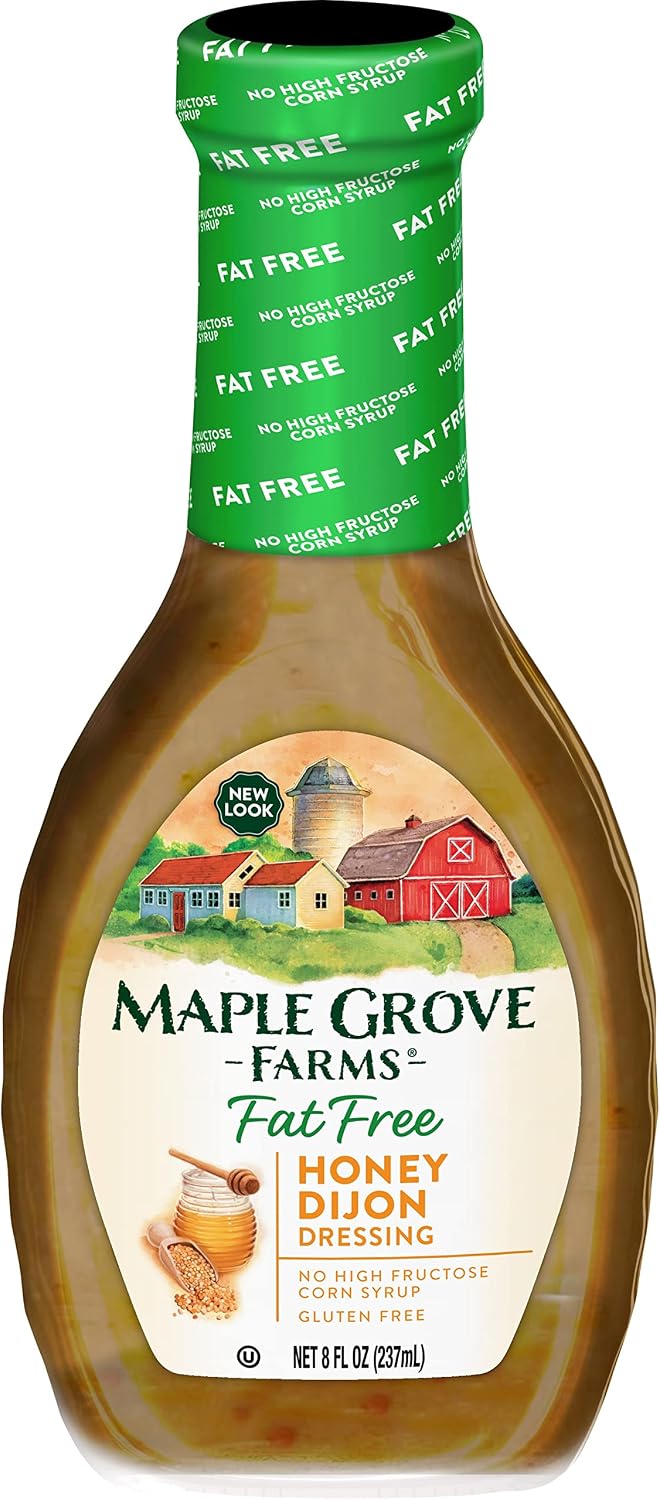 Maple Grove Farms Fat Free Honey Dijon Dressing, 8 oz