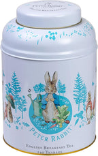 New English Teas Peter Rabbit Tea Tin in Classic Design with 240 English Breakfast Teabags, Beatrix Potter