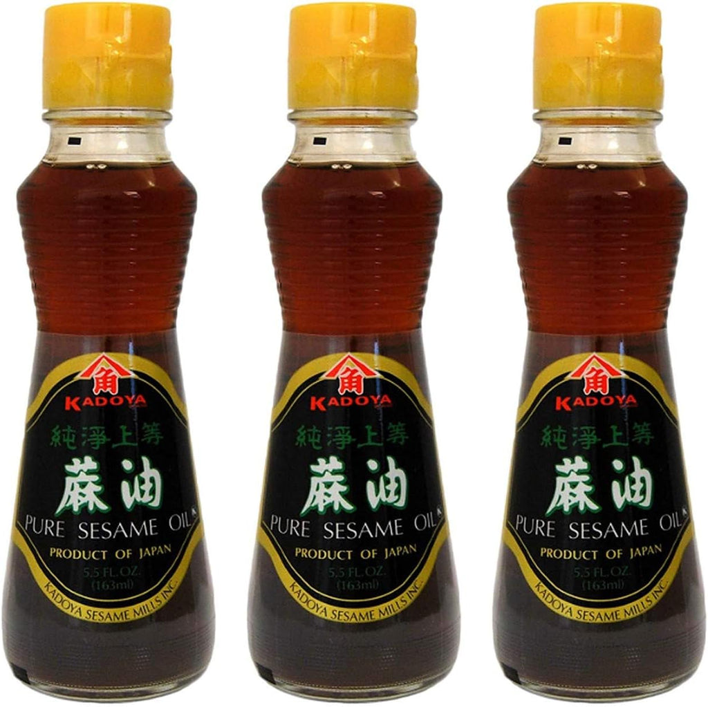 Kadoya Pure Sesame Oil (3 Pack, Total of 16.5fl.oz)