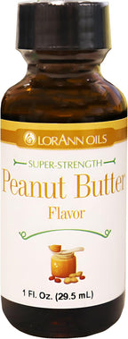 LorAnn Oils Super Strength Flavoring - Used For Candy Making, Flavoring Extracts, Baking, Hard Candy, and Flavor Oils - Bold, Natural Flavors 4X Stronger Than Extracts - Peanut Butter, 1 fl oz