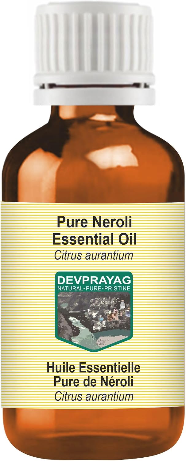 Pure Neroli Essential Oil (Citrus aurantium) Steam Distilled 100ml (3.38 oz)