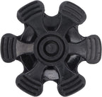 ZJchao Walking Stick Tips, 22mm, 6 Pillar Design, Anti-Slip, Fatigue Reducing, Wide Compatibility Silicone, Silver