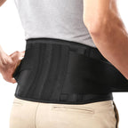 Back Brace for Lower Back Pain & Sciatica Relief, Lumbar Support Belt with 5 Reinforced Stays for Herniated Disc, Scoliosis, Arthritis, Work Heavy Lifting for Women & Men (39-44.9” Large)