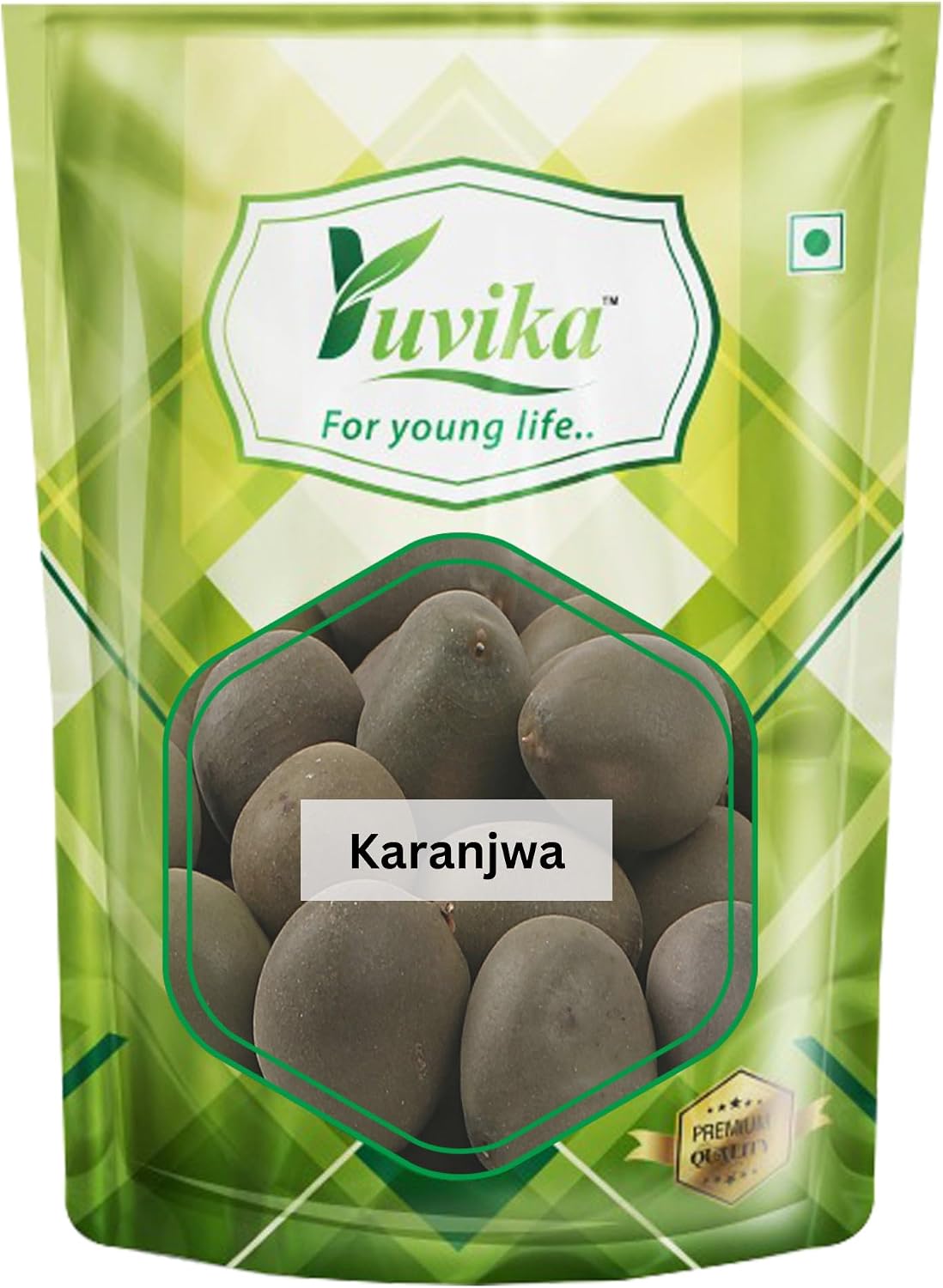 YUVIKA Karanjwa | Sagar Goti - Pongamia Pinnata - Caesalpinia Bonducella - Fever Nuts (100 Grams)