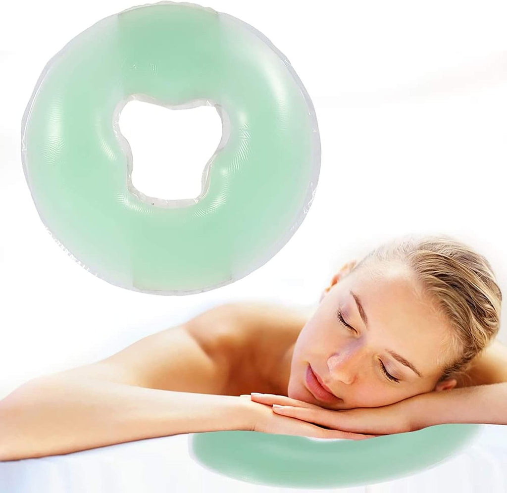 Silicone Pillow Soft Massage Face Relax Pillow Headrest, SPA Beauty Salon Skin Care Soft Overlay Face Relax Weigh Cushion Pad,Salon Care Cushion Silicon Facial Relax Head Cradle