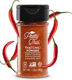 Pretty Thai Chili Powder - 1.73oz, Pack of 1 I Chili Seasoning Mix with Dried Thai Chili Flakes, Asian Cooking Spices for Authentic Thai Food, Add Heat without Overpowering the Palate, Spice Level 4.5 out of 5*