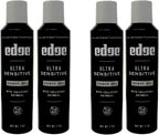 Edge Shave Gel Ultra Sensitive, Fragrance Free 7 oz ( Pack of 4)