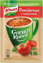 Knorr Goracy Kubek Hot Cup Tomato Soup with Noodles, 19 g (Pack of 5)