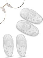 SPORTS WORLD VISION Glasses Nose Pads | Premium Quality Soft Silicone A-Shape Nose Pads for Glasses | 11mm Push-in Glasses Cushions in 2 Pairs