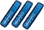 MATTHEW CLEANING 36'' Industrial Strength Cotton Dust Mop Refill Washable Replacement Heads For Residential & Commercial Use Fit Standard Dust Mop Frames, Hardwood, Laminate, Concrete Floors 3 Pack