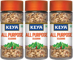 Keya All Purpose Seasoning 60g Natural Healthy Spice Blend for Pizza, Pasta Glass Bottle Premium Herbs and Spices I No Preservatives Pack of 3