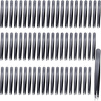 64Pcs Slanted Lash Tweezer for Women Men, Professional Stainless Steel Tweezers High Precision Tweezers Bulk for Ingrown Hair Removal Eyelash Extension Plucking Blackhead