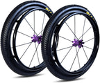 24 Inch Sports Wheelchair Replacement Parts 1 Pair, 24×1.95 Inflatable Rear Wheel, Aluminum Alloy Spoke Hub with Handrim