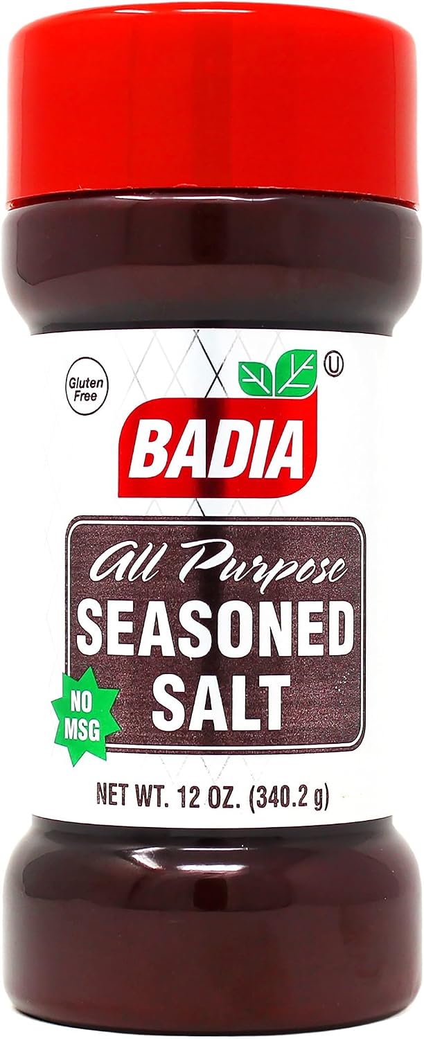 Badia Seasoned Salt, 12 oz – All-Purpose Blend for Everyday Cooking