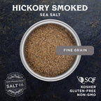 Hickory Smoked Sea Salt 2 lb. Bag - Fine Grain by San Francisco Salt Company