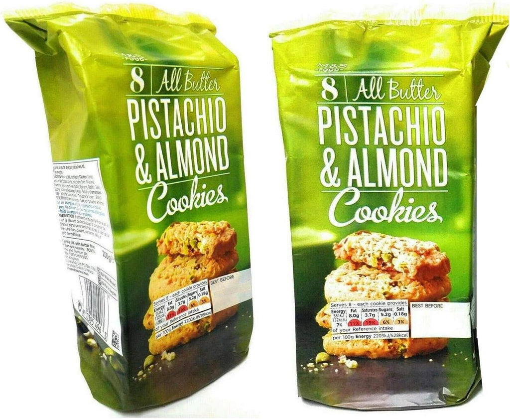 Marks and Spencer All Butter Pistachio Almond Cookies 200g