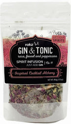 Rokz Gin and Tonic Spirit Infusion Blend for Cocktails