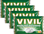 Vivil Natural Peppermint Rolls 12 Rolls 348 g (12.28 Oz) - Pastilles with Peppermint, Germany