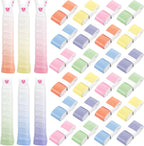 Jerify 24 Pieces Tennis Racket Grip Tape, Precut Tennis Overgrips Tape Badminton Racket Grips with Velvety Comfort for Anti Slip and Absorbent Grip