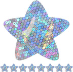 50pcs Glitter Star Breathable Care Patches for All Ages Lightweight Portable Flexible Comfortable Protection Scrapes