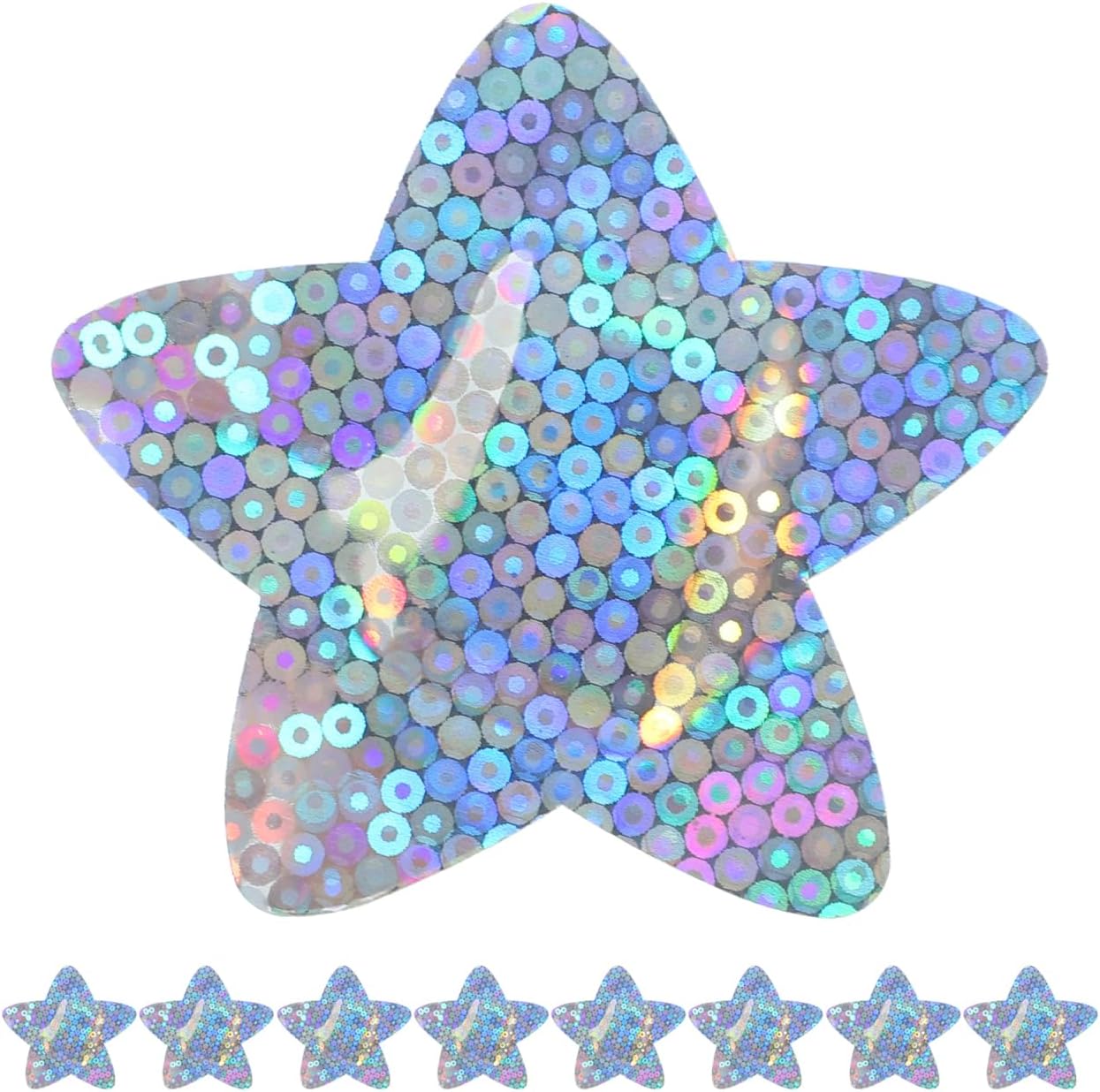 50pcs Glitter Star Breathable Care Patches for All Ages Lightweight Portable Flexible Comfortable Protection Scrapes