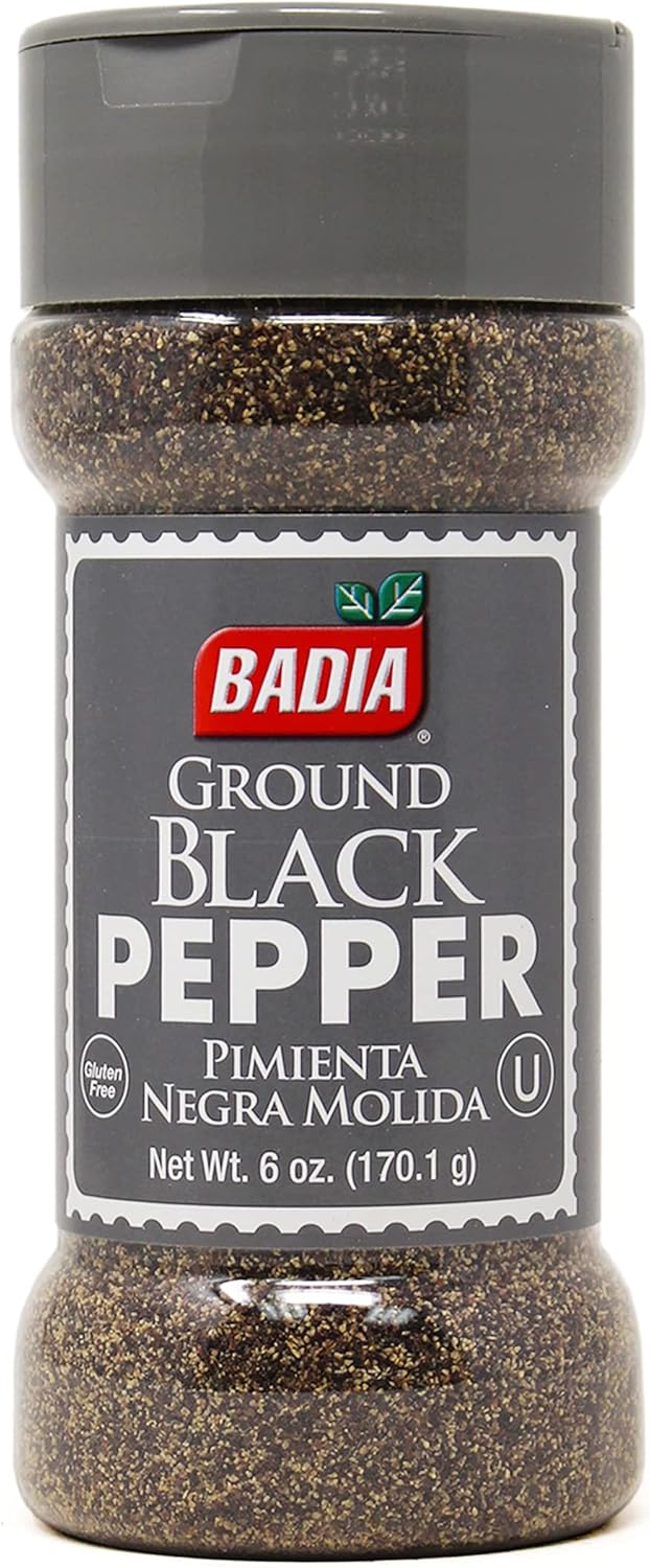 Badia Black Pepper Ground, 6 Ounce