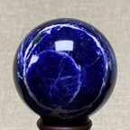 Blue Sodalite Crystal Ball - Sodalite Crystal Sphere Meditation Balls for Witchcraft and Decorative Balls, Meditation & Feng Shui Home Decor, Protection and Energy Cleansing(50-60mm)