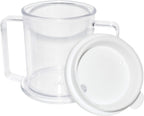 Rehabilitation Advantage Clear Tumbler Cup With Two Handles