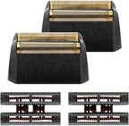 Foil Shaver Replacement Foil Compatible with Wahl 5Star Finale (#8164), 2Pack, Black
