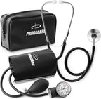 PrimaCare DS-9195 Professional Adult Size Classic Series Blood Pressure Kit with D-Ring Cuff, Nylon BP Kit, Aneroid Sphygmomanometer with Stethoscope