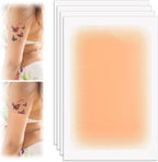 10PCS Invisible Tattoo Cover Up Patch, Ultra-Thin Breathable Scar Tape, Waterproof Sweatproof Body Skin Makeup Sticker Concealer Pad for Tattoo, Scar, Birthmarks (Skin Color, 4.72 x 3.38 inch)