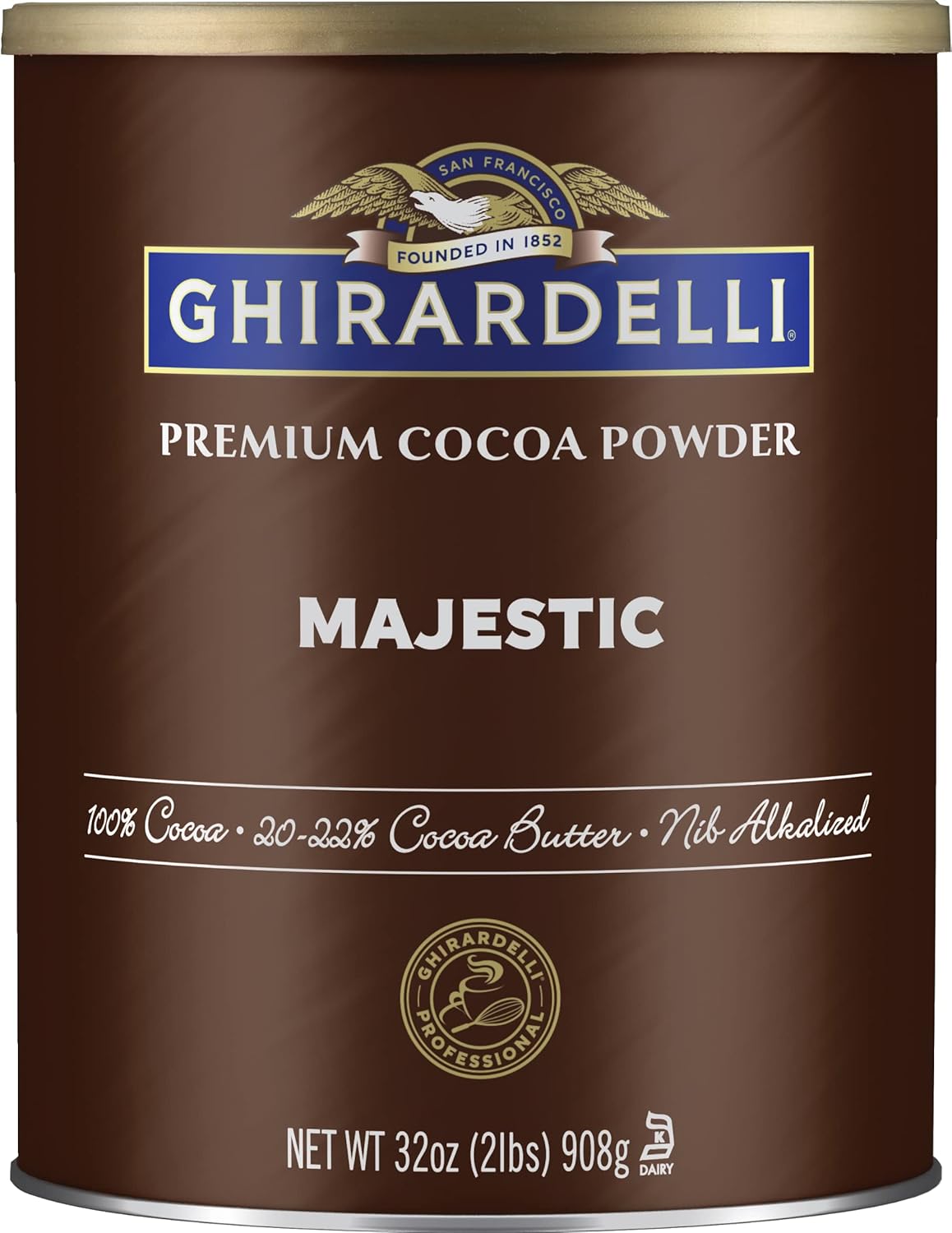 Ghirardelli Majestic Premium Cocoa Powder, 32 oz