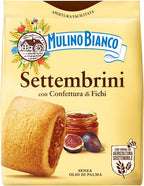 Mulino Bianco Settembrini 10.58oz (300g) – Authentic Italian Biscuits with Fig Filling – Perfect Snack or Coffee Companion – Made with Natural Ingredients and No Palm Oil
