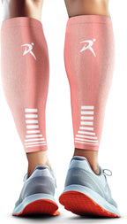 Rymora Calf Compression Sleeves Men Women - Leg Compression Sleeve Footless Socks - Shin Splint Relief Fitness Running