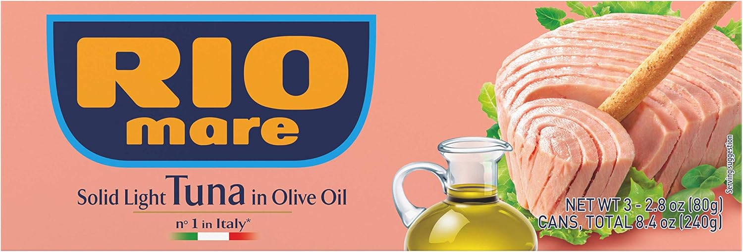 Rio Mare In Olive Oil Can, tuna 2.8oz (pack of 3, 8.4oz total)