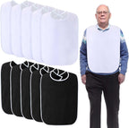 Adult Bibs Washable Clothing Protector for Men Women Adjustable Eating Cloth for Elderly Seniors and Disabled