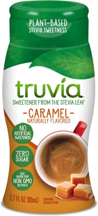Truvia Zero-Calorie Liquid Sweetener from the Stevia Leaf, 2.7 Fl Oz bottle, Caramel flavor (Pack of 1)