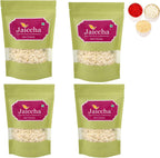 Jaiccha Ghasitaram Bhaidooj Gifts - Pack of 4 Diet Chiwda 75 GMS in Green Paper Pouch