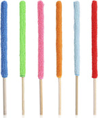 6 Pcs Microfiber Detail Duster Sticks Fan Cleaning Brush Fan Blade Cleaner Crevice Cleaning Tool Mini Split Cleaning Kit Car Air Vent Cleaner Fan Clean Brush for Home Car Window Blind