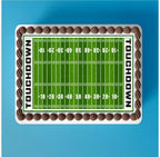 Football Field Edible Cake Topper Icing Sheet, 8x10 Inch, Touchdown Theme Cake Decoration